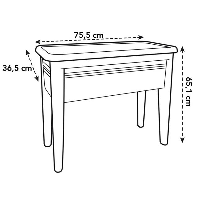 green basics kweektafel xxl 75cm blad groen